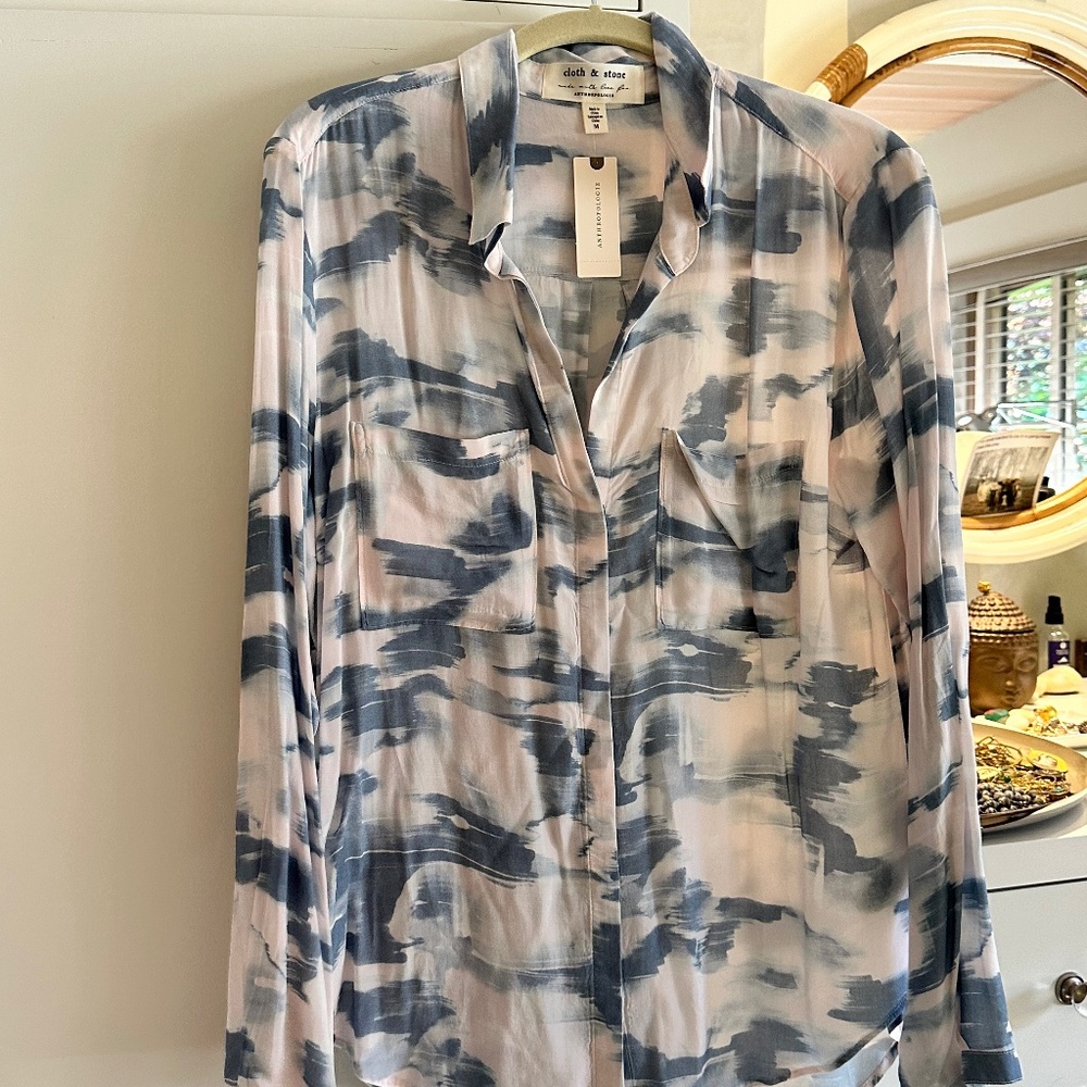 Anthropologie Cloth and Stone Button down - tags on